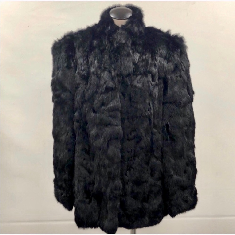LUXURY RABBIT FUR COAT - Picture 14 of 15